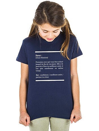 Tshirt Enfant DÉFINITION SŒUR