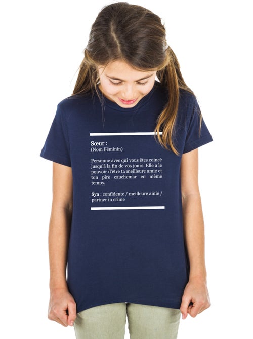 Tshirt Enfant DÉFINITION SŒUR - Kiabi