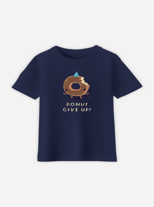Tshirt Enfant DONUT GIVE UP - Kiabi