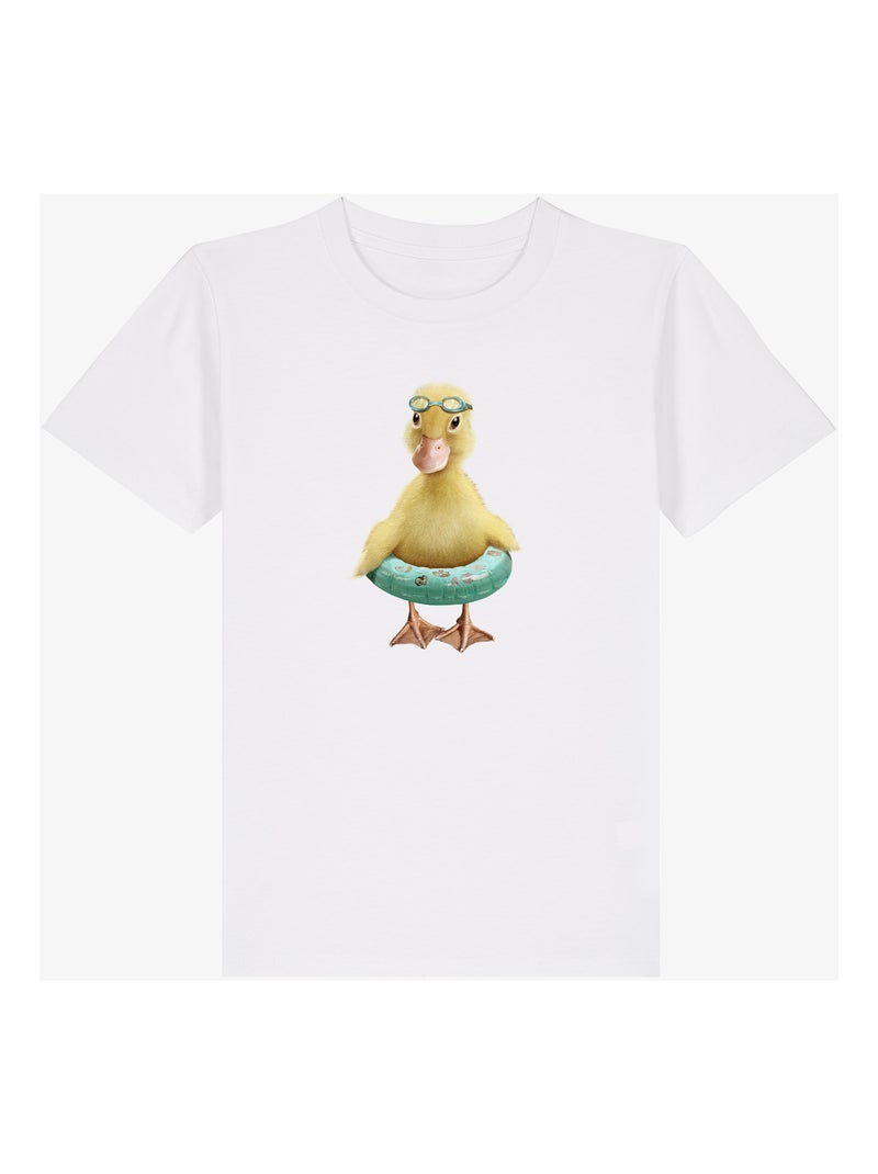 Tshirt Enfant DUCK BOUEE Blanc - Kiabi
