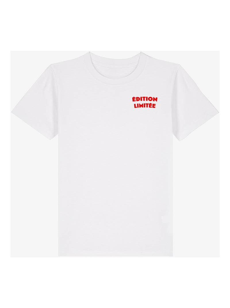 Tshirt Enfant EDITION LIMITÉE CŒUR Blanc - Kiabi