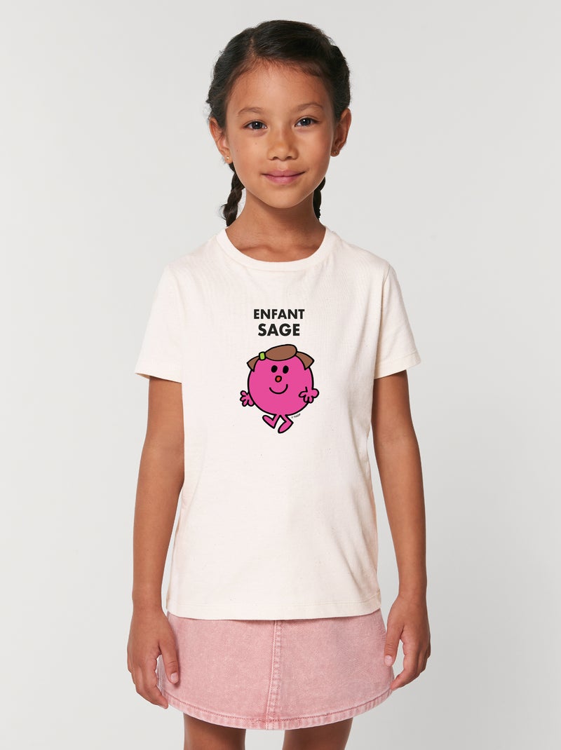Tshirt Enfant ENFANT SAGE COEUR Blanc - Kiabi