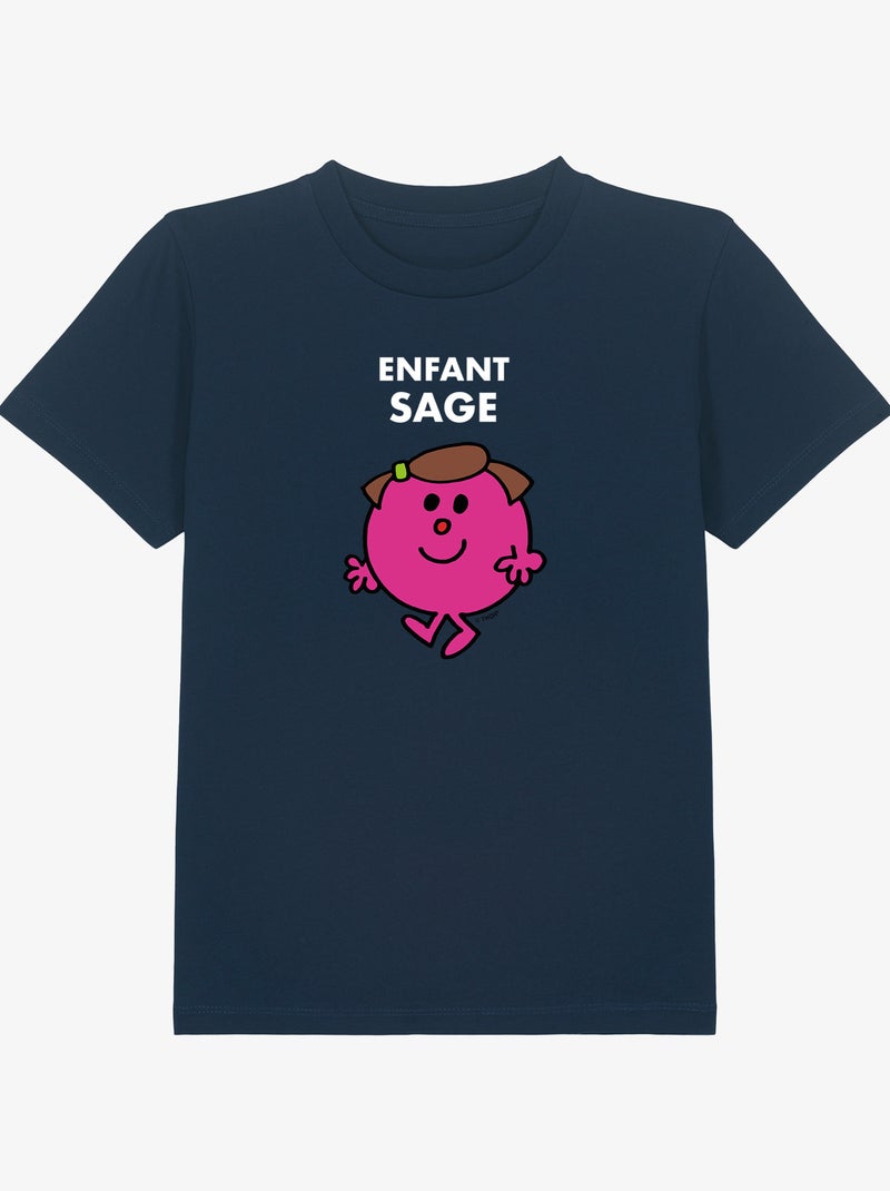 Tshirt Enfant ENFANT SAGE COEUR Bleu marine - Kiabi