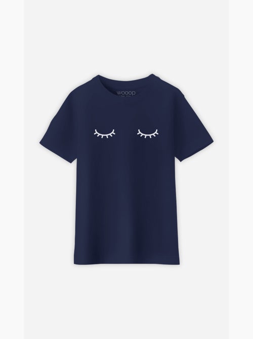 Tshirt Enfant EYES CLOSED - Kiabi