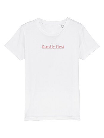 Tshirt Enfant FAMILY FIRST ROSE