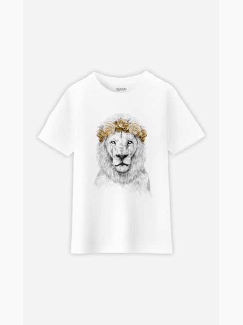 Tshirt Enfant FESTIVAL LION AUTUMN - Kiabi