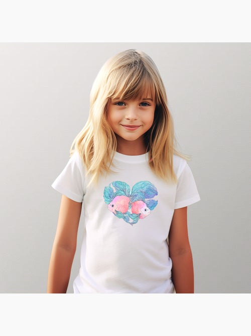 Tshirt Enfant FISHES - Kiabi
