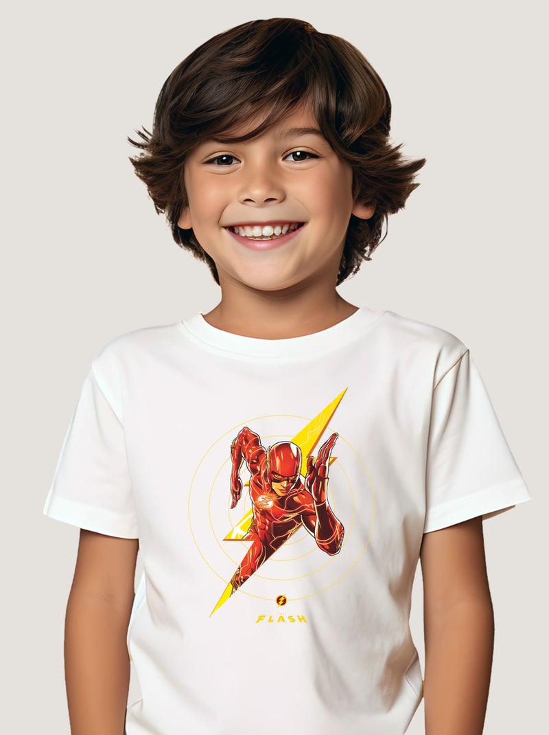 Tshirt Enfant FLASH 2 Blanc - Kiabi