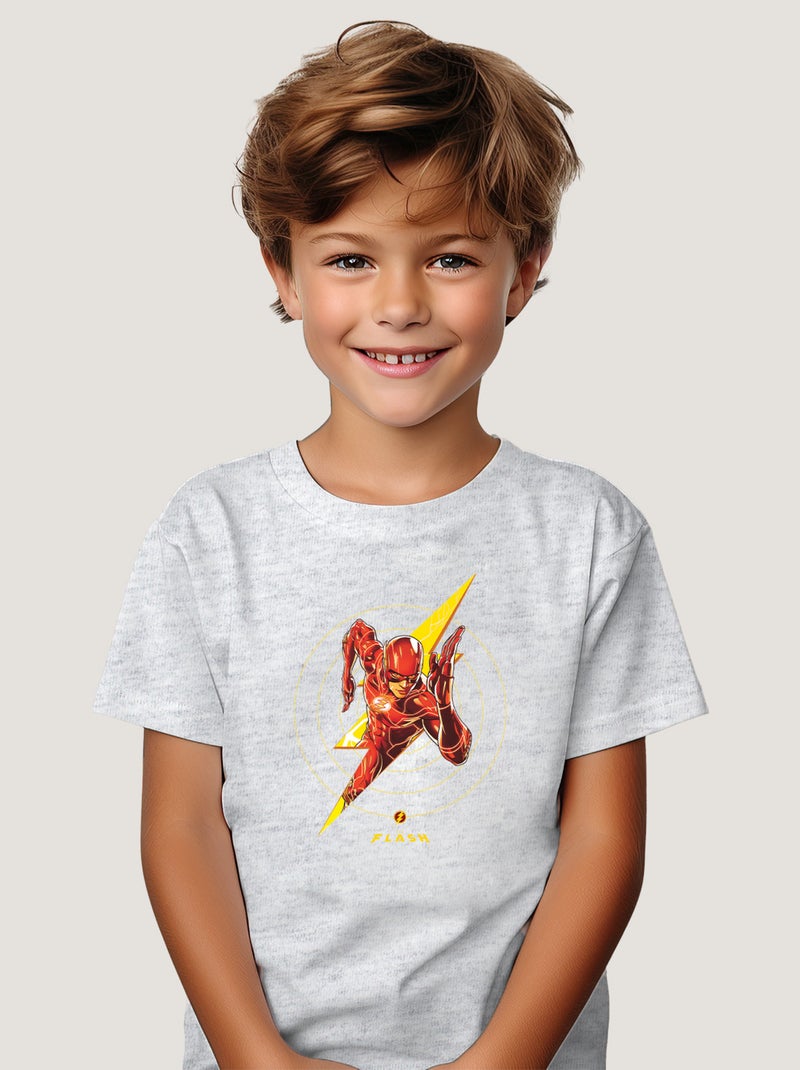 Tshirt Enfant FLASH 2 Gris chiné - Kiabi