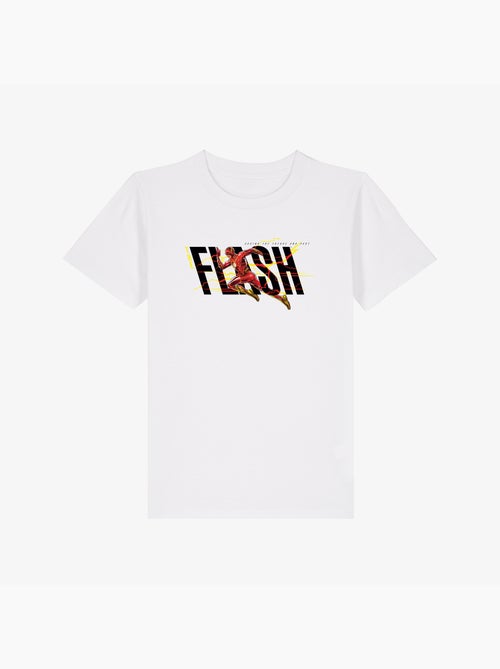 Tshirt Enfant FLASH BLACK SAVING THE FUTURE AND PAST - Kiabi