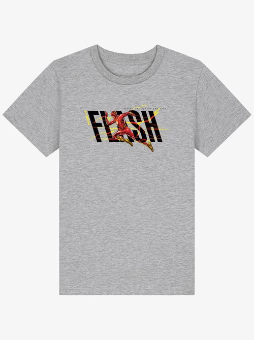 Tshirt Enfant FLASH BLACK SAVING THE FUTURE AND PAST - Kiabi
