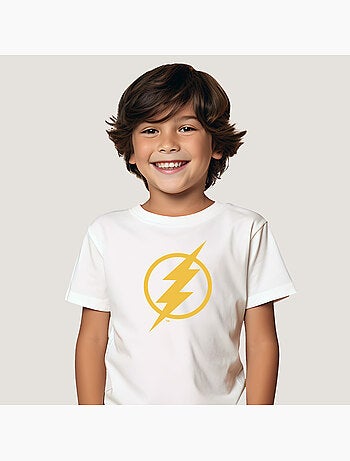 Tshirt Enfant FLASH LOGO YALLOW