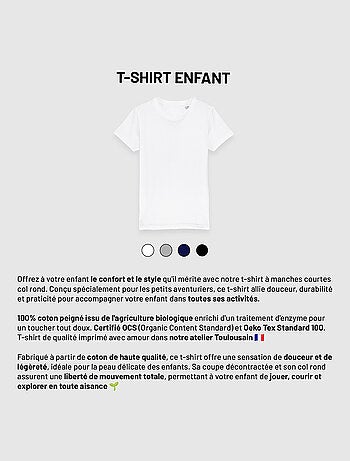 Tshirt Enfant FLASH YELLOW SAVING THE FUTURE AND PAST