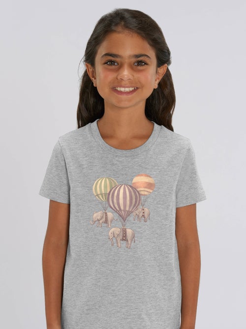 Tshirt Enfant FLIGHT OF ELEPHANTS - Kiabi