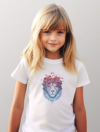 Tshirt Enfant FLORAL LION