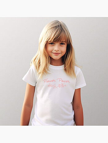 Tshirt Enfant FLOWER-POWER