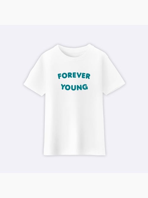 Tshirt Enfant FOREVER YOUNG - Kiabi