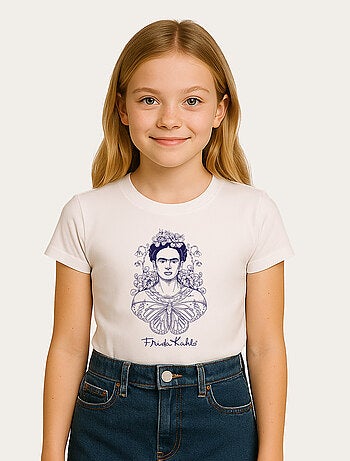 Tshirt Enfant FRIDA KAHLO BUTTERFLY