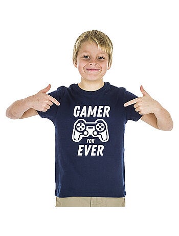 Tshirt Enfant GAMER FOR EVER