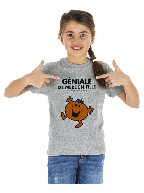 Tshirt Enfant GÉNIALE DE MÈRE EN FILLE - Kiabi