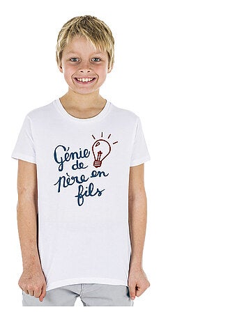 Tshirt Enfant GÉNIE DE PÈRE EN FILS