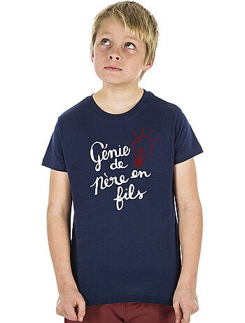Tshirt Enfant GÉNIE DE PÈRE EN FILS