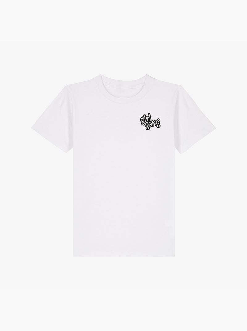 Tshirt Enfant GIRL GANG CŒUR Blanc - Kiabi