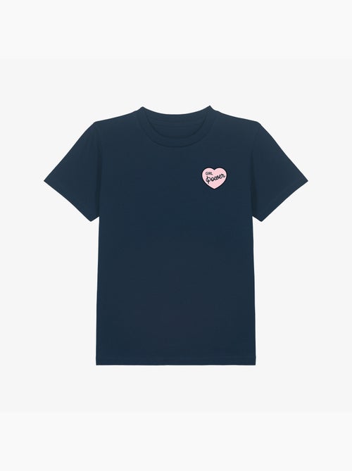 Tshirt Enfant GIRL POWER PINK HEART - Kiabi