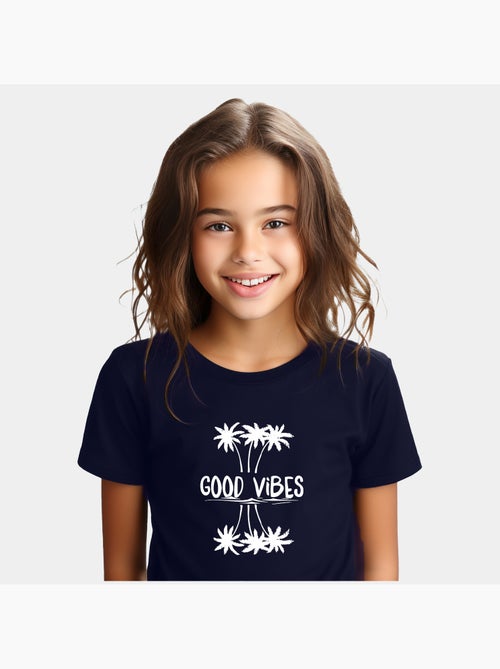 Tshirt Enfant GOOD VIBES - Kiabi