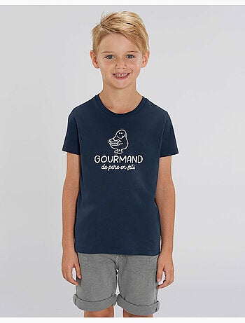 Tshirt Enfant GOURMAND DE PERE EN FILS