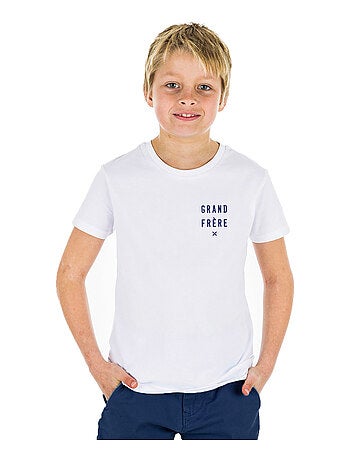 Tshirt Enfant GRAND FRÈRE X CŒUR WAF