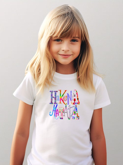 Tshirt Enfant HAKUNA MATATA COLOR - Kiabi