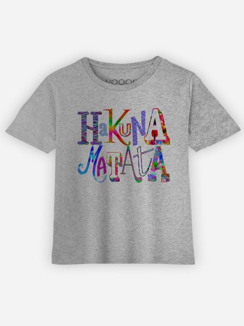 Tshirt Enfant HAKUNA MATATA COLOR - Kiabi