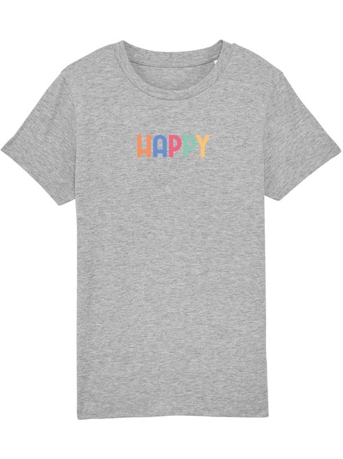 Tshirt Enfant HAPPY COLORÉ - Kiabi