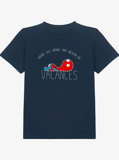 Tshirt Enfant HEROS VACANCES SPIDER - Kiabi