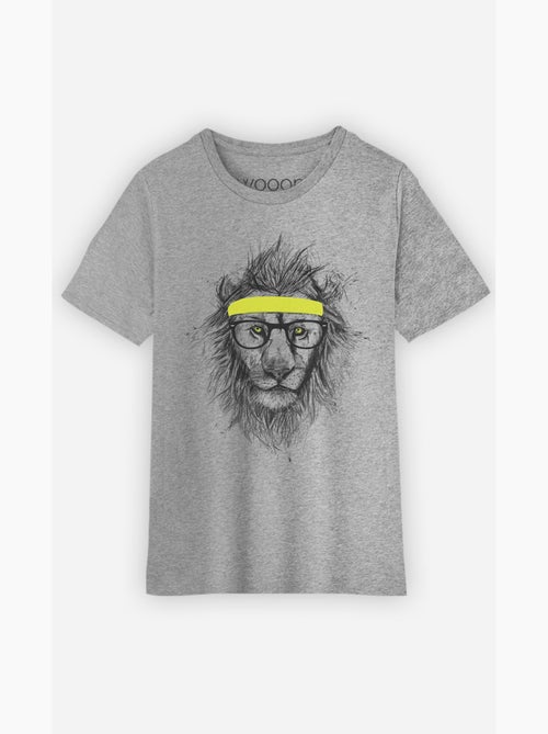 Tshirt Enfant HIPSTER LION - Kiabi