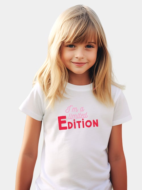 Tshirt Enfant I'M A LIMITED EDITION - Kiabi