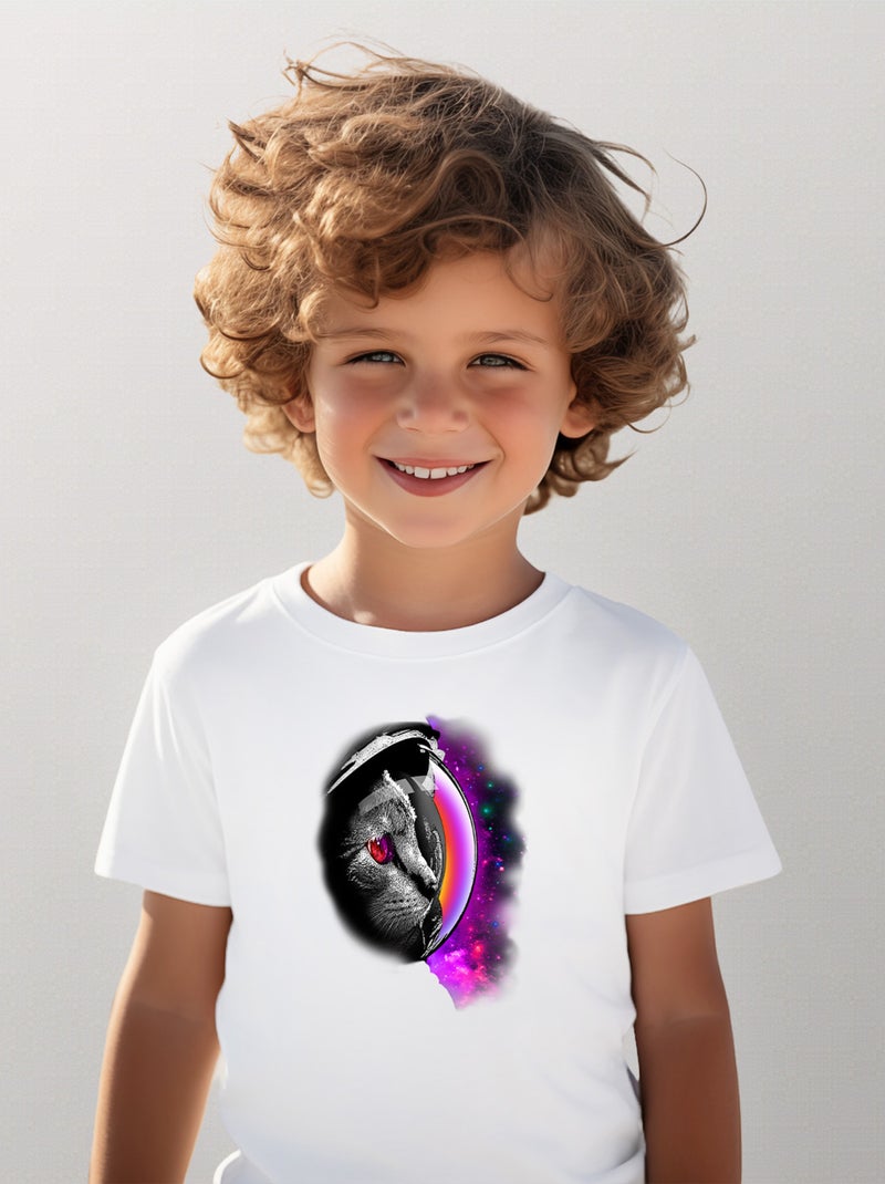 Tshirt Enfant INFINITY Blanc - Kiabi