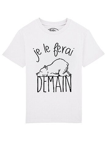 Tshirt Enfant JE LE FERAI DEMAIN