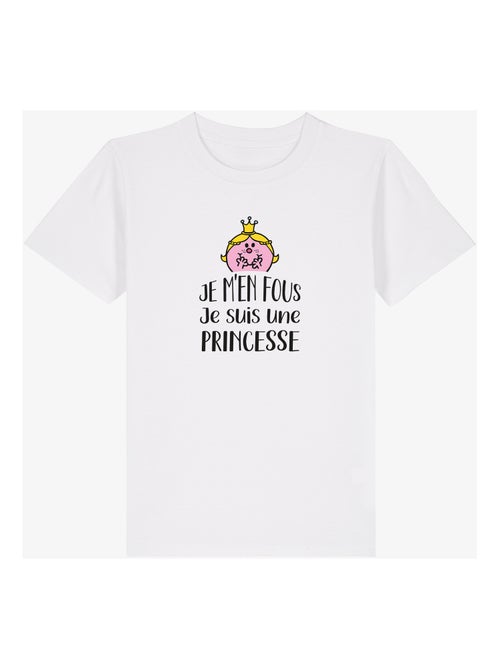 Tshirt Enfant JE M EN FOUS JE SUIS UNE PRINCESSE - Kiabi