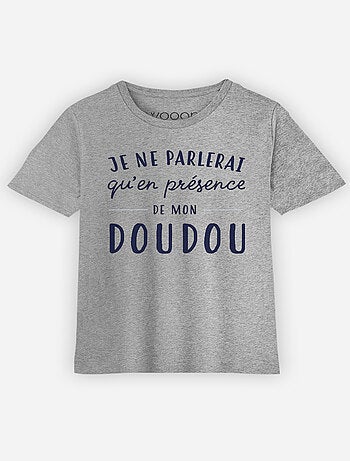 Tshirt Enfant JE NE PARLERAI QU'EN PRESENCE