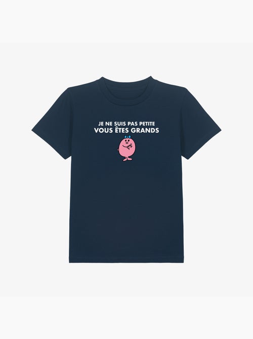 Tshirt Enfant JE NE SUIS PAS PETITE VOUS ETES GRANDS - Kiabi