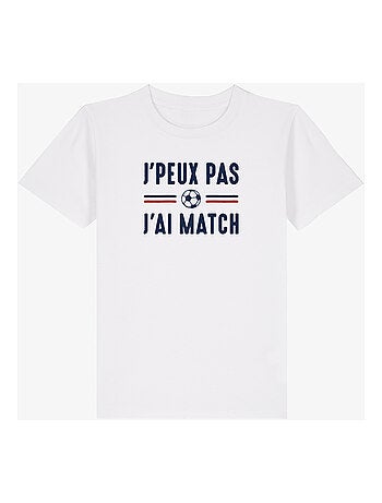 Tshirt Enfant JE PEUX PAS J'AI MATCH