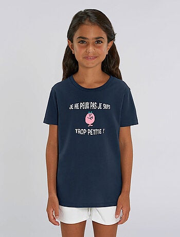 Tshirt Enfant JE PEUX PAS JE SUIS TROP PETITE