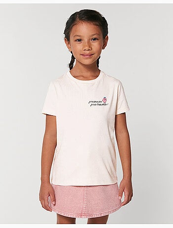 Tshirt Enfant JE PEUX PAS JE SUIS TROP PETITE COEUR