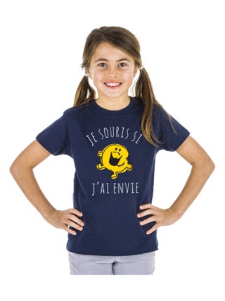 Tshirt Enfant JE SOURIS SI J'AI ENVIE