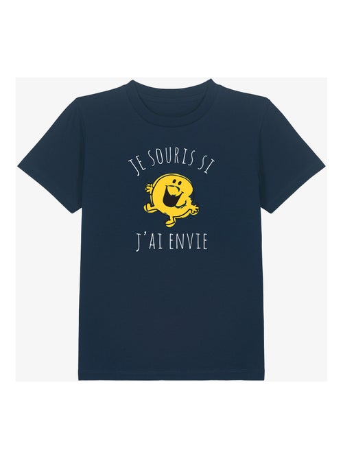 Tshirt Enfant JE SOURIS SI J'AI ENVIE - Kiabi