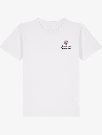 Tshirt Enfant JE SUIS UNE PRINCESSE COEUR