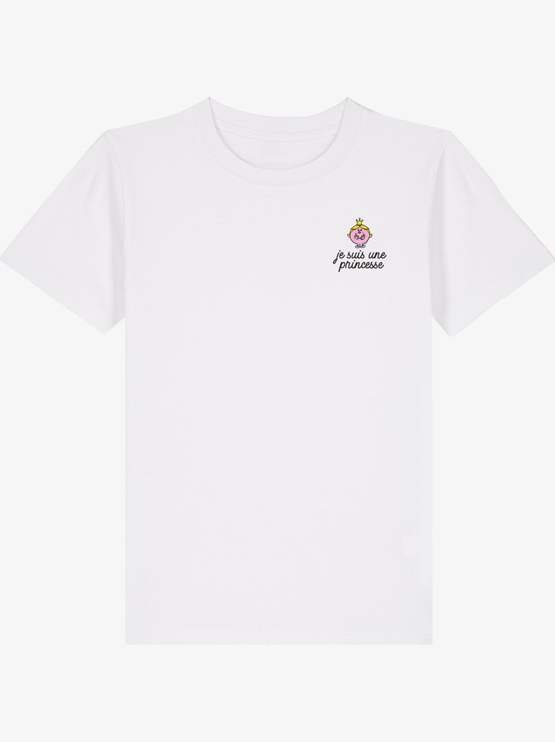 Tshirt Enfant JE SUIS UNE PRINCESSE COEUR Blanc - Kiabi