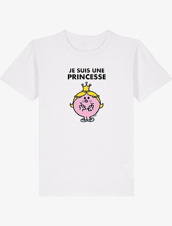 Tshirt Enfant JE SUIS UNE PRINCESSE FACE